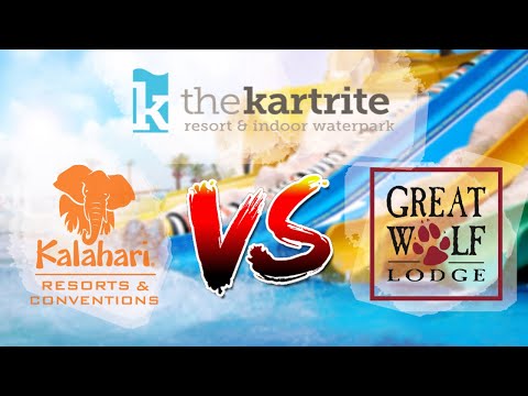 Great Wolf & Kartrite & Kalahari ALL RIDES.