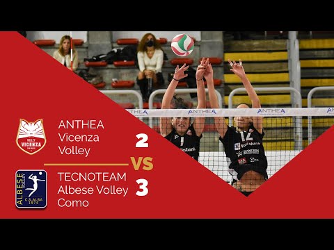 ANTHEA Vicenza Volley - vs - TECNOTEAM Albese Volley Como 2-3 Highlights