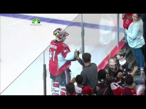 Kyle Turris OT game winner goal. NY Rangers vs Ottawa Senators. 4/18/12 NHL Hockey