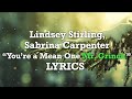 Lindsey Stirling, Sabrina Carpenter - You’re a Mean One Mr. Grinch (Lyrics) Lindsey Stirling, Sabrina Carpenter - You’re a Mean One Mr. Grinch (Lyrics)