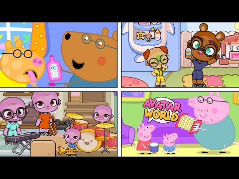 Peppa Pig in Avatar World | Pedro's Cough | Musical Instrumets