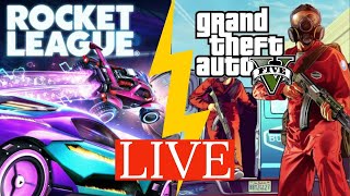 Live Stream with Tech Sober | ROCKET LEAGUE x GTA 5 LIVE STREAM | Hindi Gameplay Funny Moments