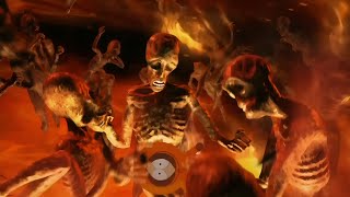 Kenny McCormick went up to HEAVEN but was rejected and fell straight down to HELL