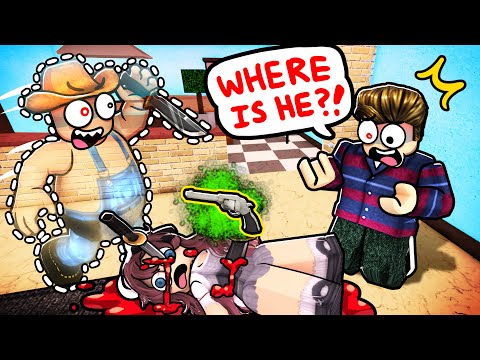 I CHEATED against my FRIENDS IN ROBLOX MM2