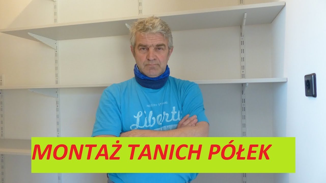 Jak zrobić tanie półki. Montaż półek w pomieszczeniu gospodarczym.