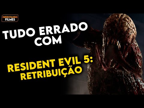Tudo Errado Com "RESIDENT EVIL 5: RETRIBUIÇÃO" em 16 MINUTOS OU MENOS