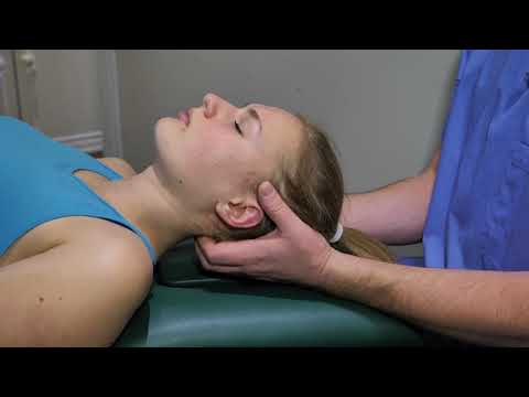 Osteopathic Technique Demo - Sub-Occipital Release (Craniosacral Therapy)