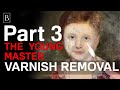Removing Yellowed Varnish The Young Master Part 3 Artrestoration