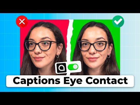 Free Teleprompter with Captions - Redirect Eyes with AI