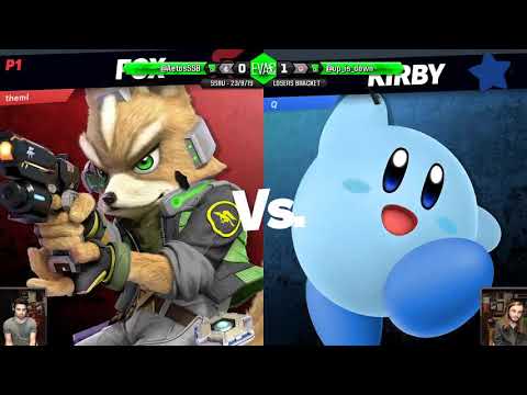EVAC 23/8/19 - SSBU - Aetos (Fox) vs Q (Kirby) - Losers Bracket