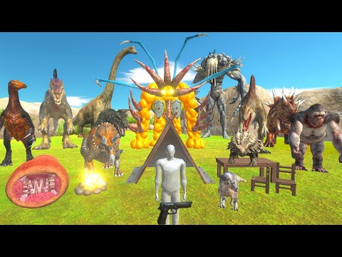 Jurassic World Evolution Camping 65 - MUTATED ROCK GOLEM! Rebellion of lava rock