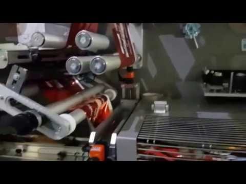 Uruguay pazarında Schib Hayssen Flexible Systems kek paketleme hattında kullanılan kasetli SVM 32C sürekli TTO