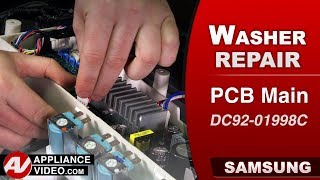 Samsung Washer — No Power — PCB Main Repair