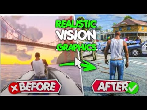 🔥How To Remaster GTA San Andreas - 2023 ✅_ Realistic Graphics Mod [ Best For Low End PC!! ]