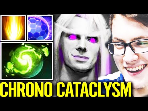 MIRACLE WORLD BEST INVOKER! WTF Cataclysm Chrono Refresher Orb Deleted All Epic Dota 2 Pro Gameplay