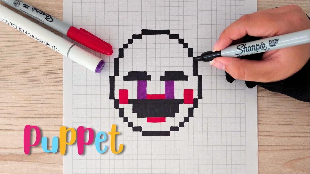 Como dibujar la CABEZA DE PUPPET en PIXEL ART – Tutorial paso a paso