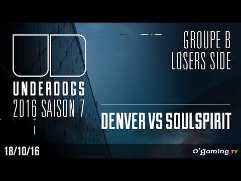 Denver vs Soulspirit ZvZ - Underdogs Saison 7 - Groupe B Losers Side - Starcraft II