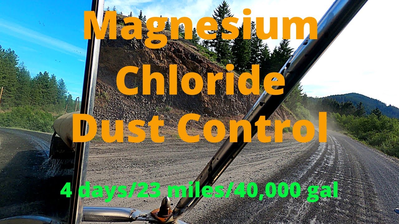 Can magnesium chloride be used for dust control? Tipseri