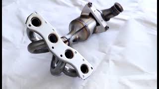 Exhaust manifold catalytic converter for BMW series