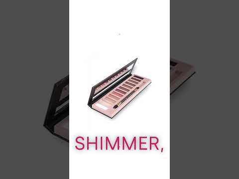 BestLand 2 Pack 12 Colors Makeup Nude Colors Eyeshadow Palette Natural Nude Matte Shimmer Glitter Pigment Eye Shadow Pallete Set Waterproof Smokey Professional Beauty Makeup Kit (2 PCS) - Watch Product Video