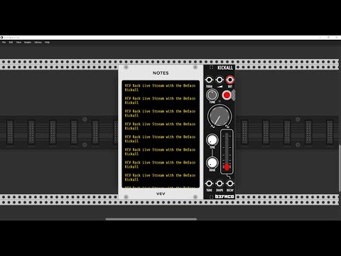 VCV Rack Live Stream with the Befaco Kickall