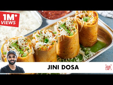 Jini Dosa | Dosa Batter | Street Style Dosa | Now make delicious Jini Dosa at home | Chef Sanjyot...