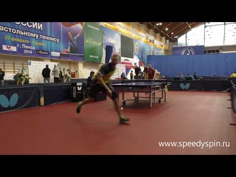 Mutigullin - Berezin.Russian National table tennis championship 2018.FHD