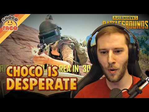 chocoTaco is Desperate ft. halifax - PUBG Duos Gameplay