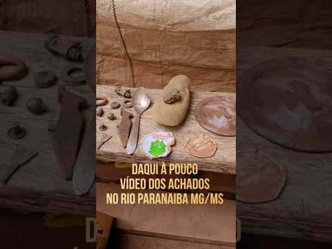 Vários ACHADOS Rio Paranaiba MG/MS #detectorismo #metaldetecting