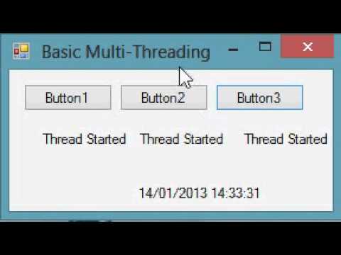 Visual Basic Multi Threading Example