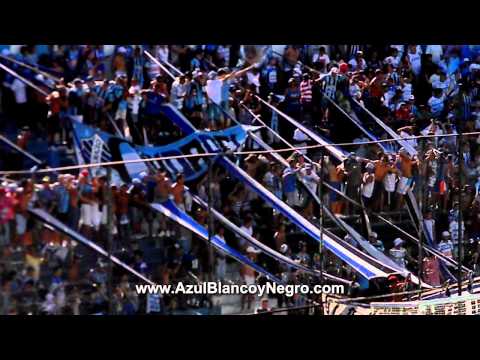 "Hinchada de Almagro 3 7-2-15 www.AzulBlancoyNegro.com" Barra: La Banda Tricolor • Club: Almagro