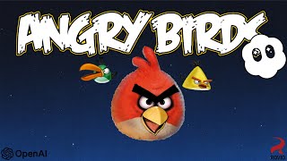 Cover art for angry birds but uhh