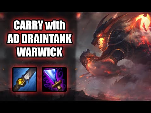 Drain Tank Warwick - Undying Carry - League of Legends Game Commentary - On Hit WW