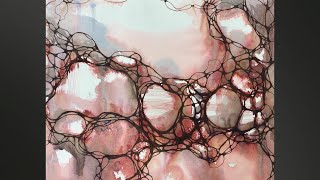 Painting Through Grief - Neurographic Ink Lines & Watercolor - 361