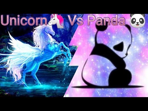 🦄 Unicorn Vs 🐼 Panda# what's your favorite 😘😘