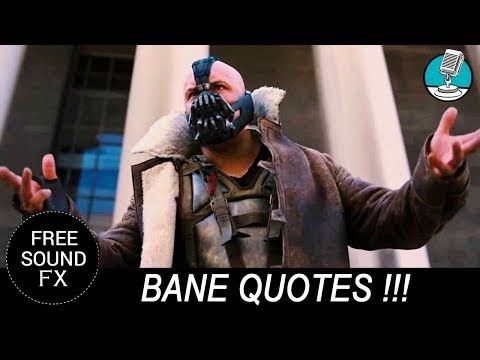 Bane quote: Oh you think darkness is your ally | Sound Masters 🎶