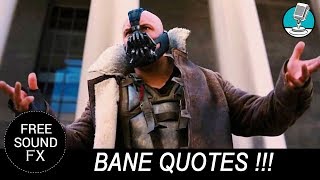Bane quote: Oh you think darkness is your ally | Sound Masters 🎶