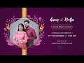 ANOOP NEETHU WEDDING LIVE WEBCAST 17 12 2020