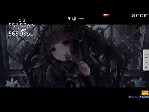 Cookiezi's Asriel - Kegare Naki Yume +HD | old vs new pp