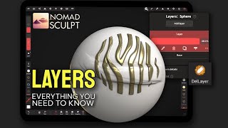 How To Use Layers | Nomad Sculpt Tutorial