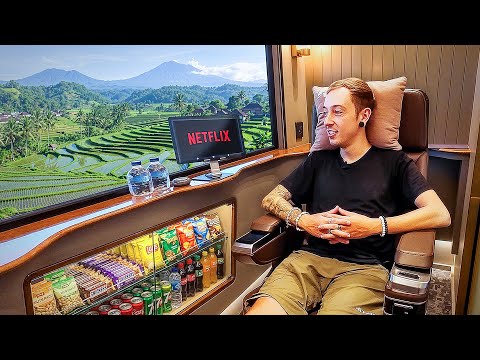 I Tried Indonesia's $140 LUXURY COMPARTMENT SUITE TRAIN! | Surabaya to Jakarta 🇮🇩
