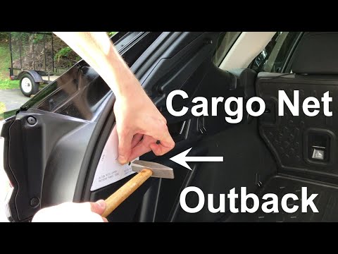 2020+ Subaru Outback Cargo Net Install