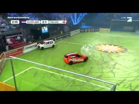 Autoball EM 2012 - Gruppe B: Niederlande vs. England - Alle Tore