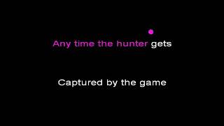 Grace Jones   The Hunter Get Captured By The Game Karaoke