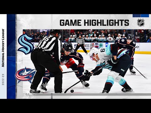 Kraken @ Blue Jackets 3/3 | NHL Highlights 2023