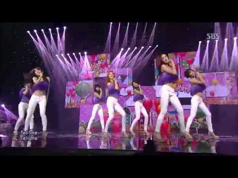 [HD] 130224 Rainbow Tell Me Tell Me @ Inkigayo