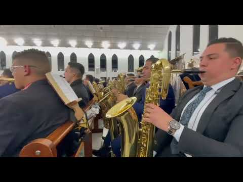 ENSAIO CABREÚVA 26/06/2022 HINO 445 AJUNTEMOS UM TESOURO ETERNO SAX BAIXO E SUB NA COMUNHÃO