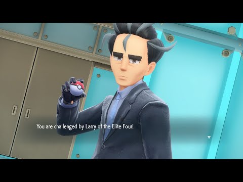 Larry - Elite Four Battle in Pokemon Scarlet and Violet