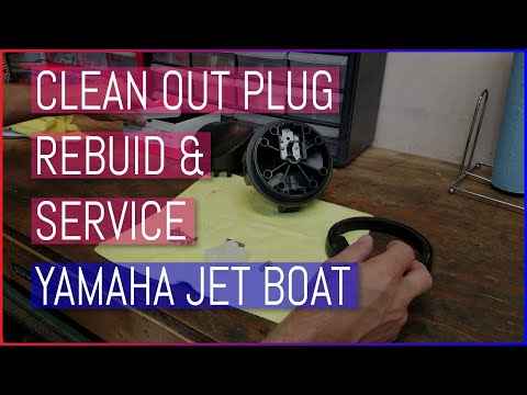 How to Service/Repair/Rebuild Clean Out Plugs - Yamaha Jet Boat