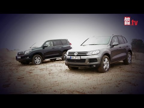 Toyota Land Cruiser, VW Touareg – Altmeister vs. Jungstar